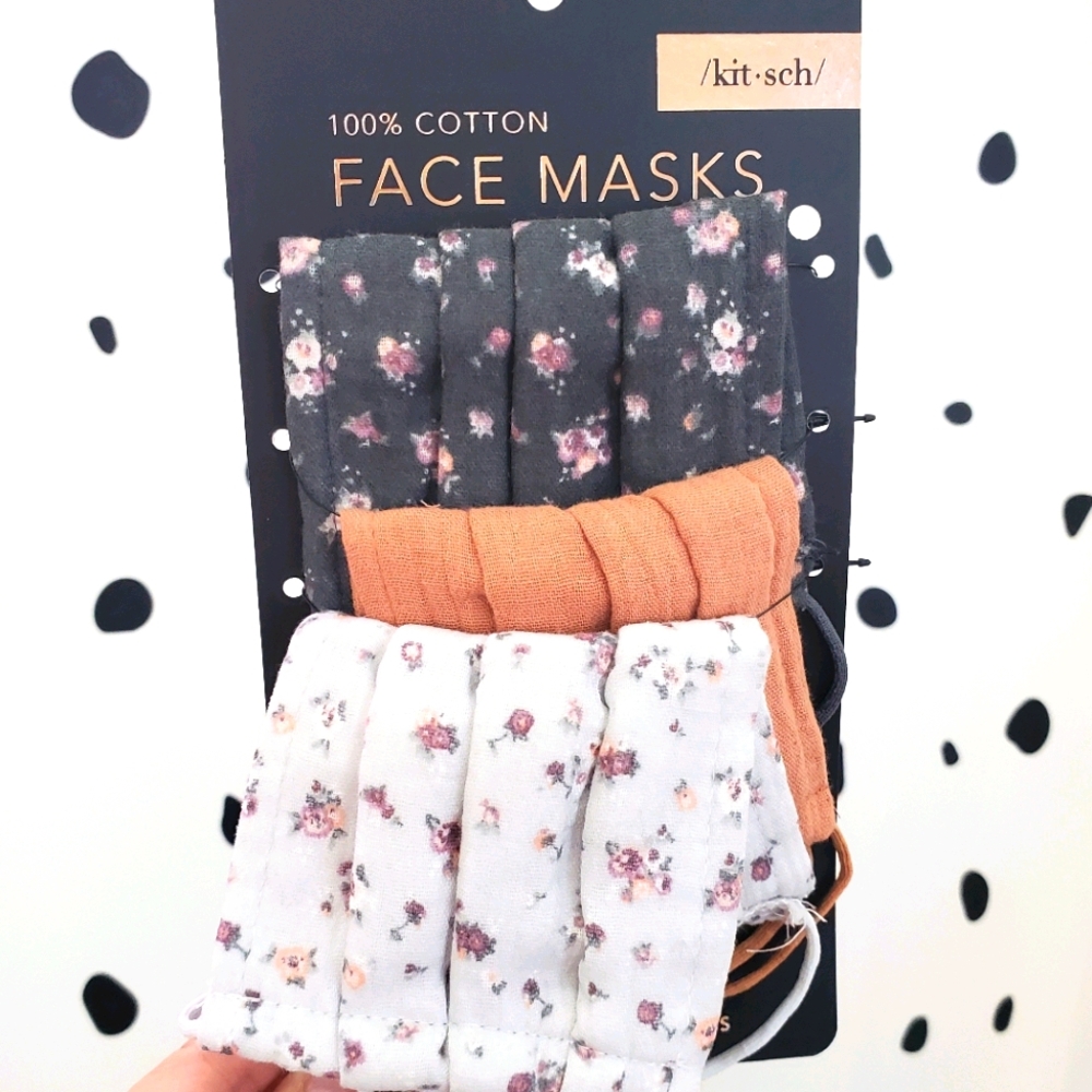 Kitsch Face Mask 3pk New!